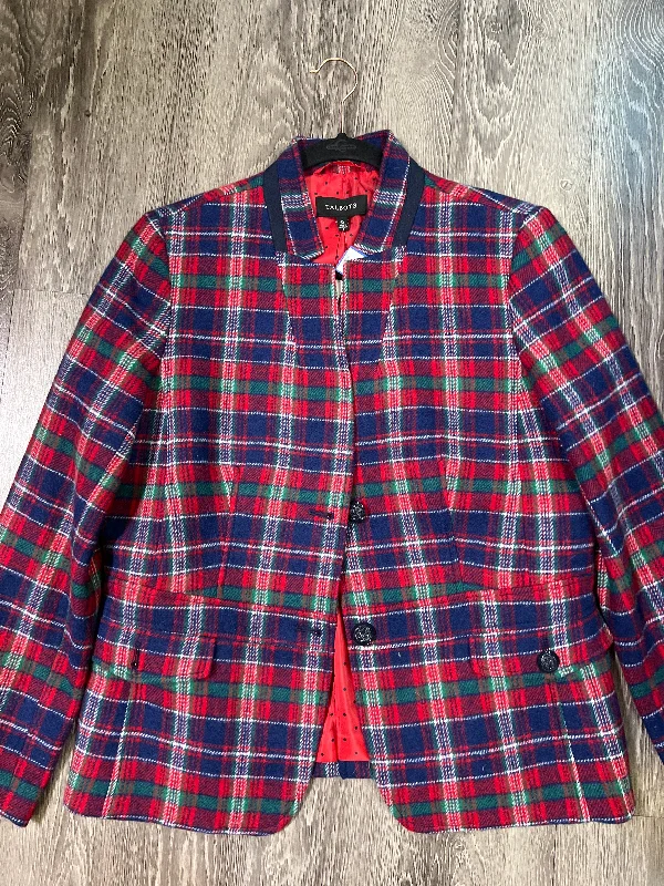 Plaid Two Button Blazer Jacket (Size 12)