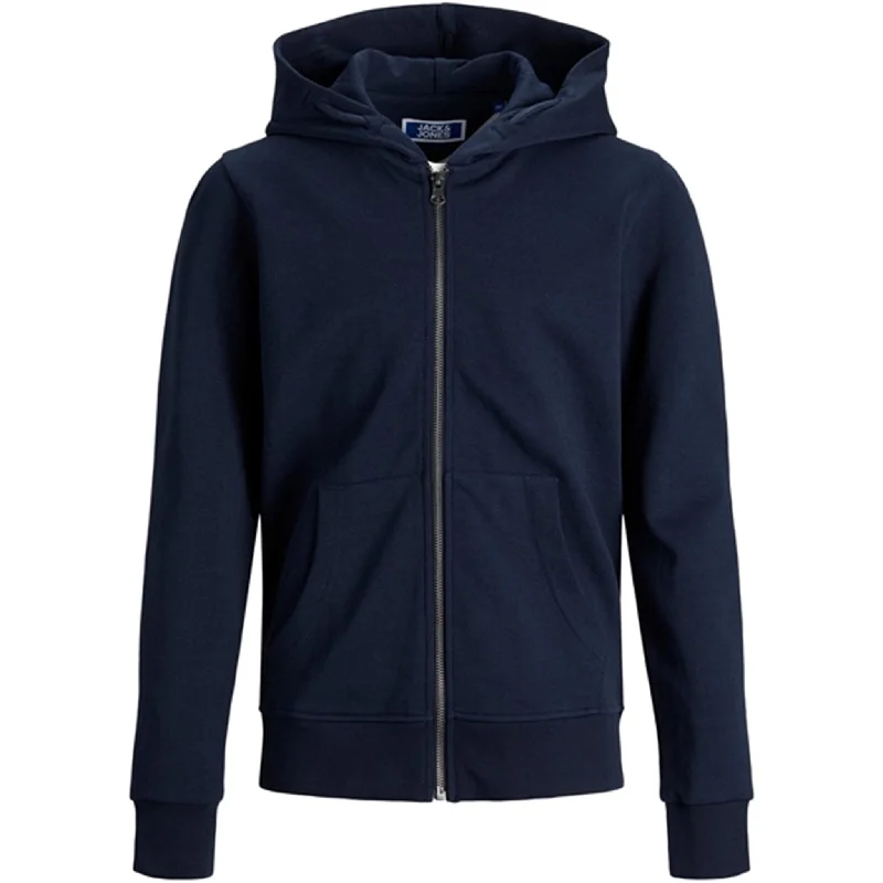 Jack & Jones Junior Navy Blazer Basic Sweatshirt with Zipper Noos