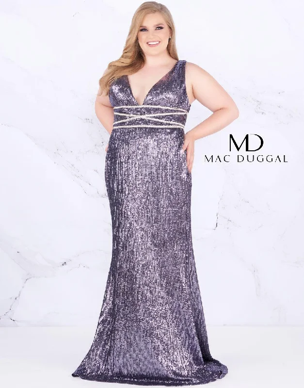 Mac Duggal 77558 Long Prom Dress Plus Size