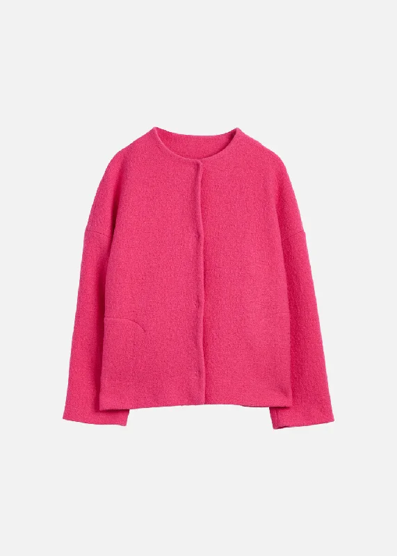 WOOL BLAZER, Flow Pink, Women