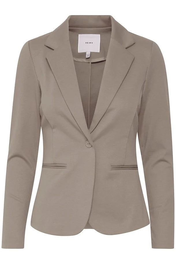 Women's ICHI Driftwood IHKATE Blazer