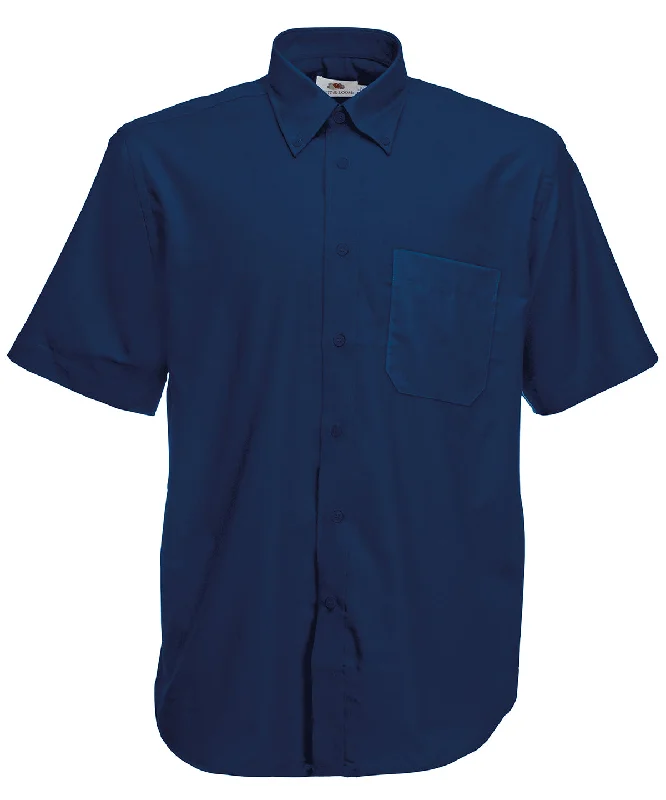 Navy - Oxford short sleeve shirt