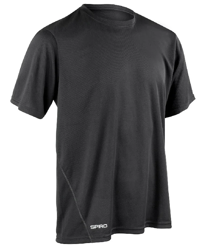 Black - Spiro quick-dry short sleeve t-shirt