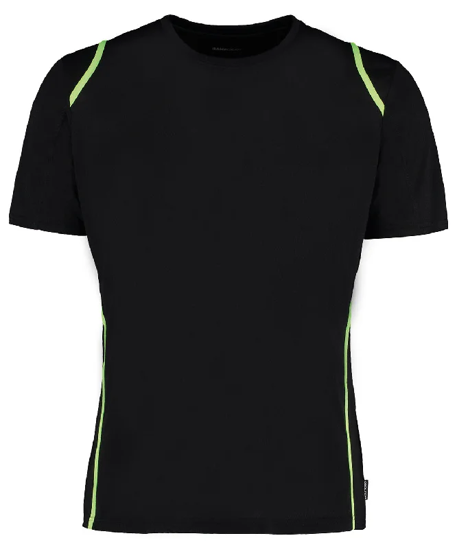 Black/Fluorescent Lime - Gamegear® Cooltex® t-shirt short sleeve (regular fit)