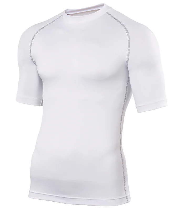 White - Rhino baselayer short sleeve