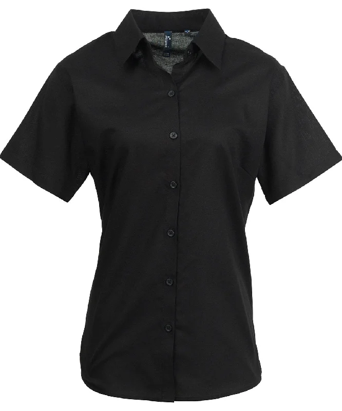 Black - Women's signature Oxford short sleeve shirt