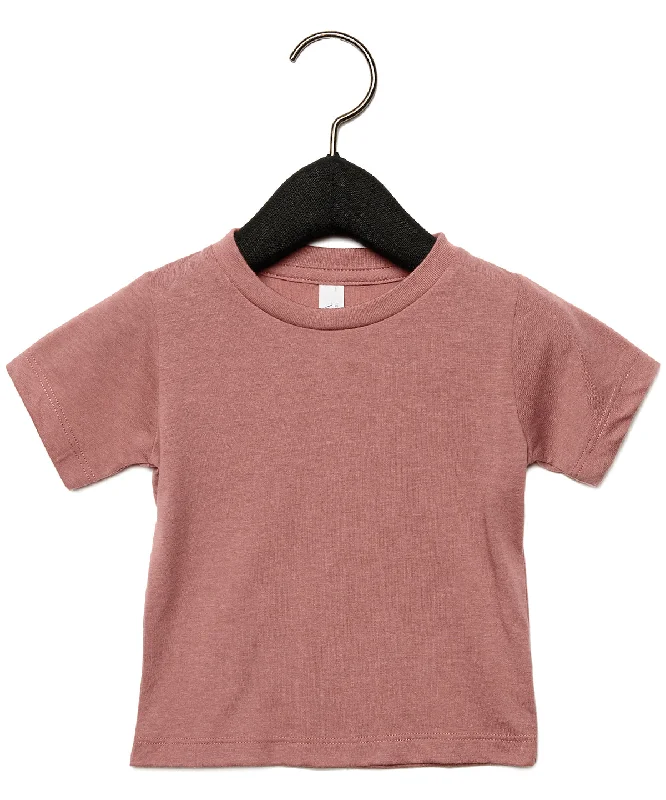 Mauve Triblend - Baby triblend short sleeve tee