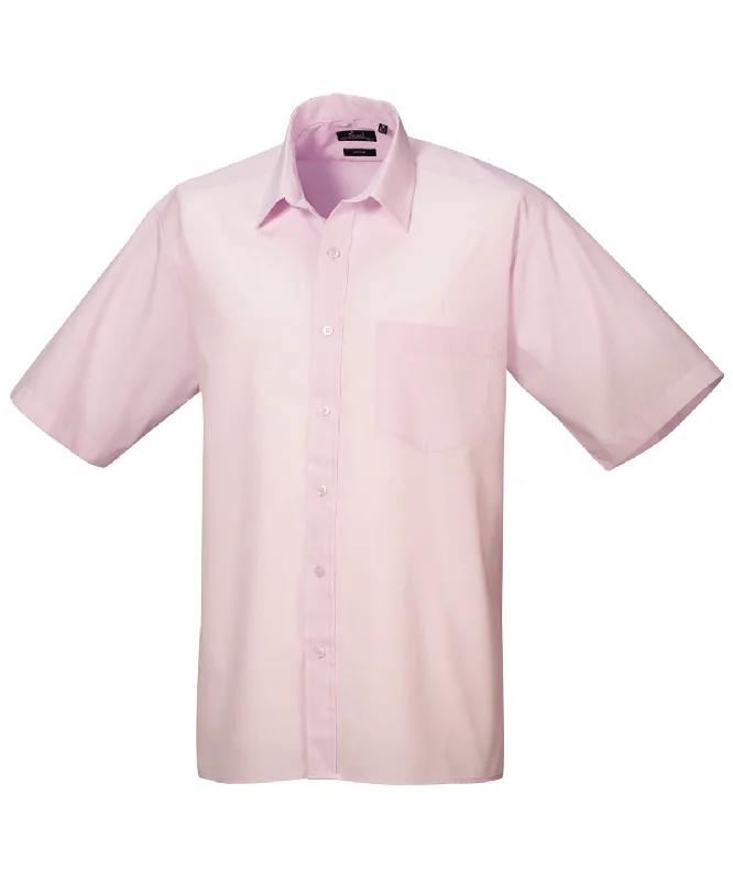 Pink - Short sleeve poplin shirt