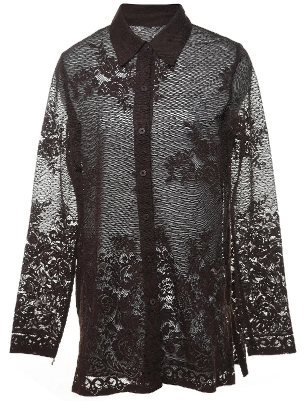 Broderie Anglaise Shirt - L