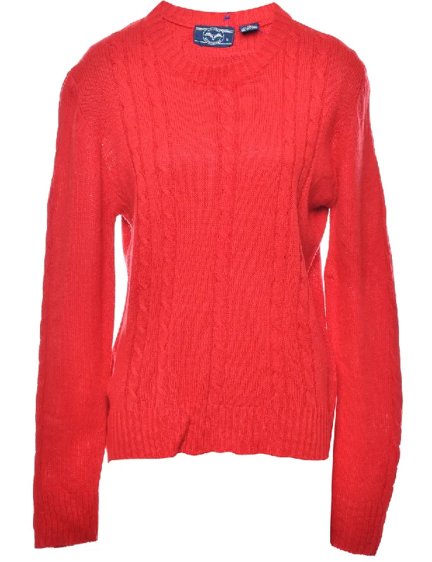 Cable Knit Jumper - S