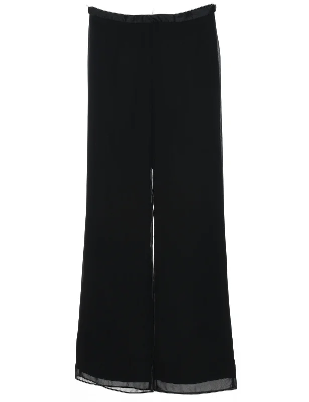 Casual Black Classic Trousers - W28 L32