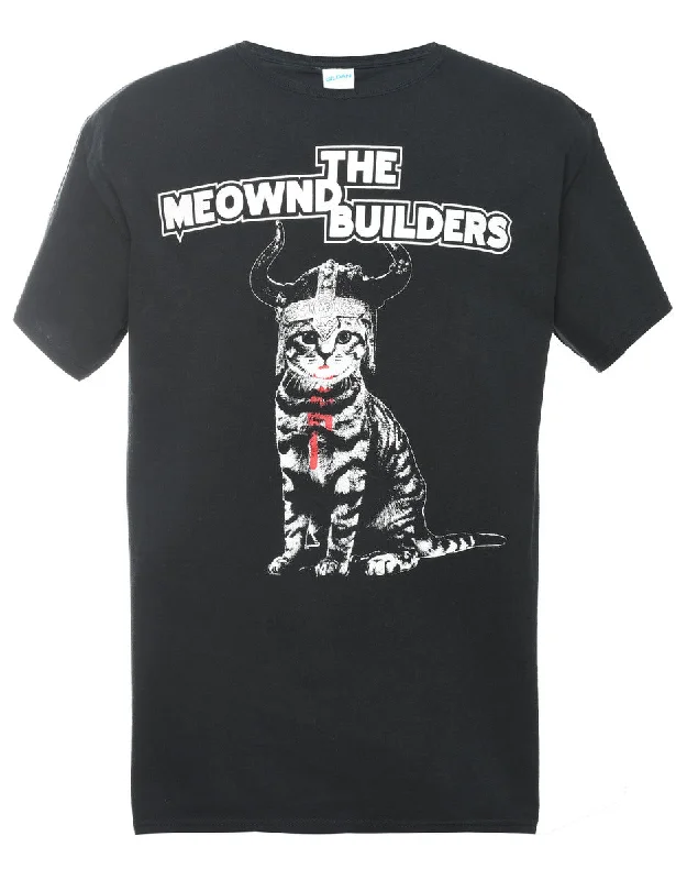 Cat The Meownd Builders Animal T-shirt - M