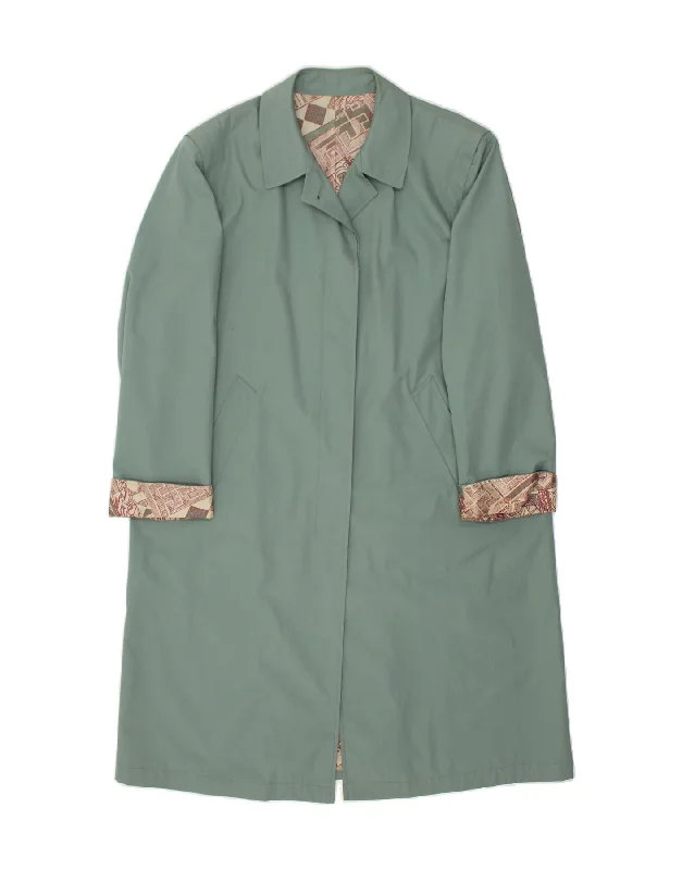 NINO Womens Overcoat IT 50 XL Green Polyester