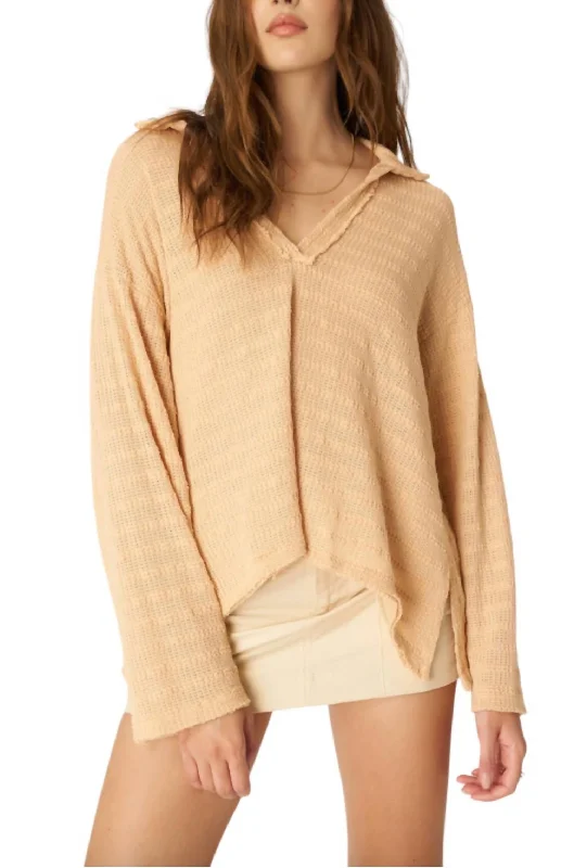 Capistrano Pullover In Panna Cotta