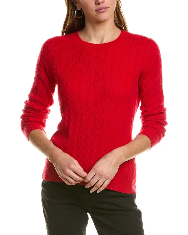 InCashmere Cable Cashmere Sweater