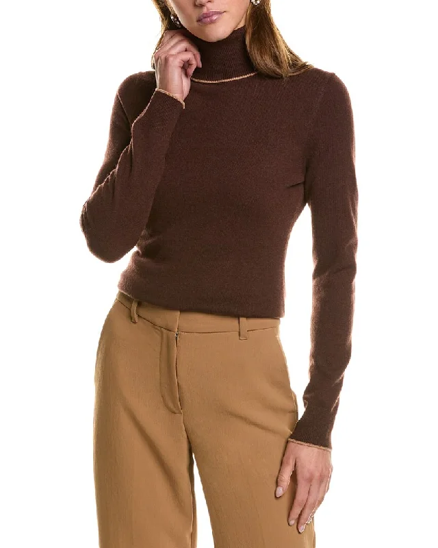 InCashmere Turtleneck Cashmere Sweater