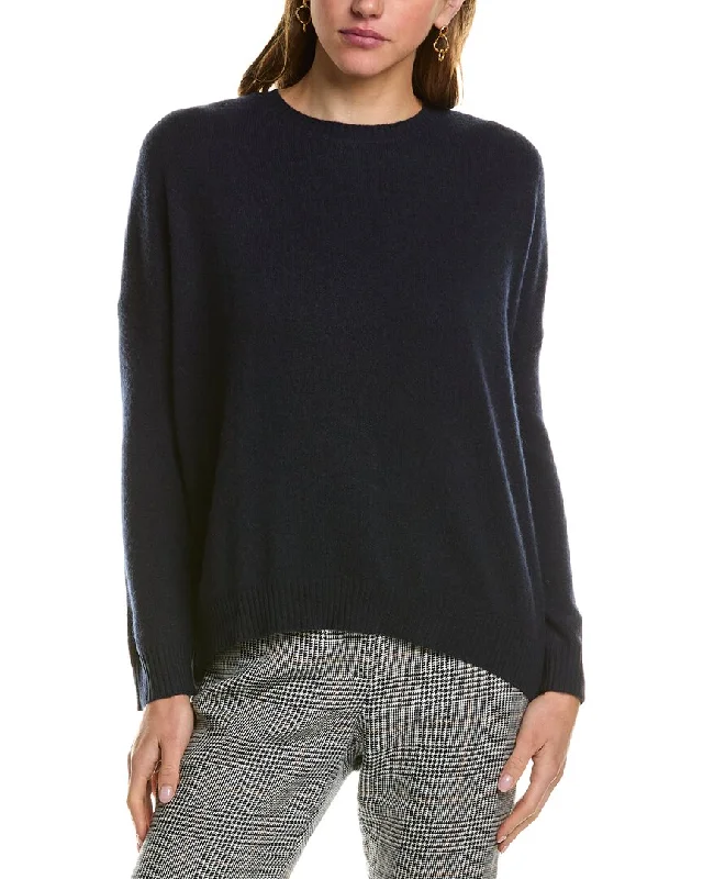 Kier + J Dropped-Shoulder Dolman Cashmere Sweater