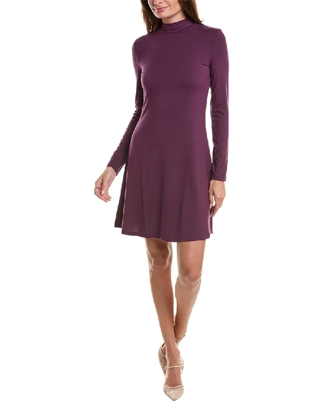 Vince Mock T-Shirt Dress