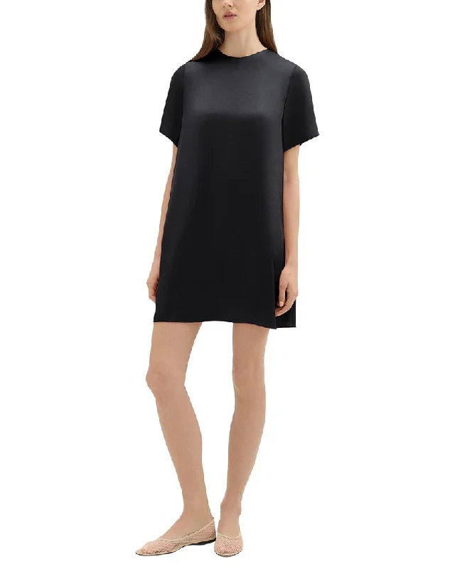 Theory Satin T-Shirt Dress